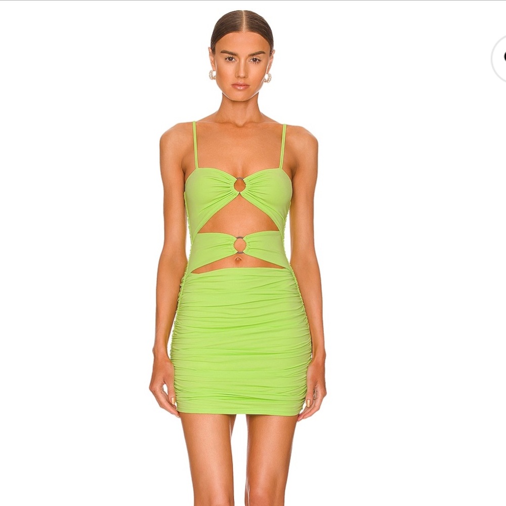 Superdown Green Mini Dress
